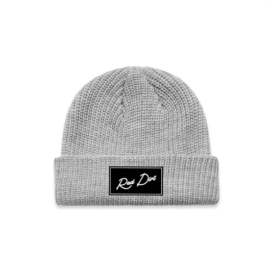 RED DIRT BEANIE - GREY MARLE